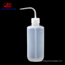 Laboratory 250 500 1000ml Plastic Curved Mouth Bottle Washing Bottle